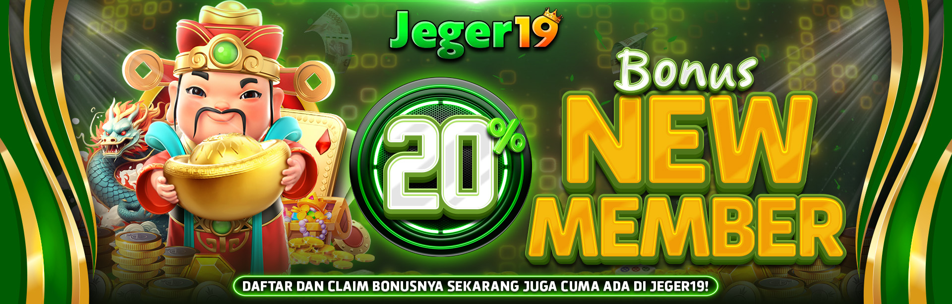 BONUS NEW MEMBER 20%