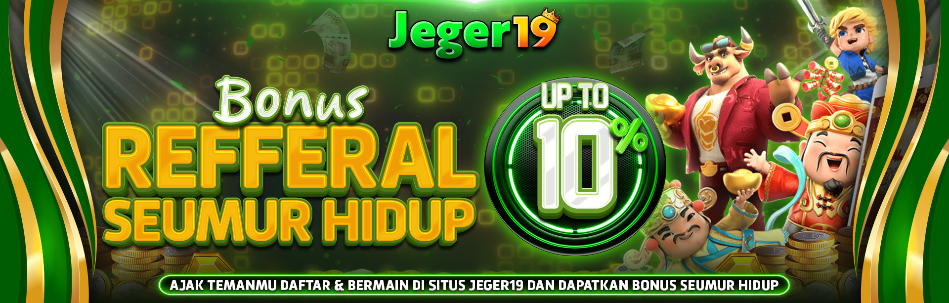 BONUS REFFERAL AJAK TEMAN UP TO 10%